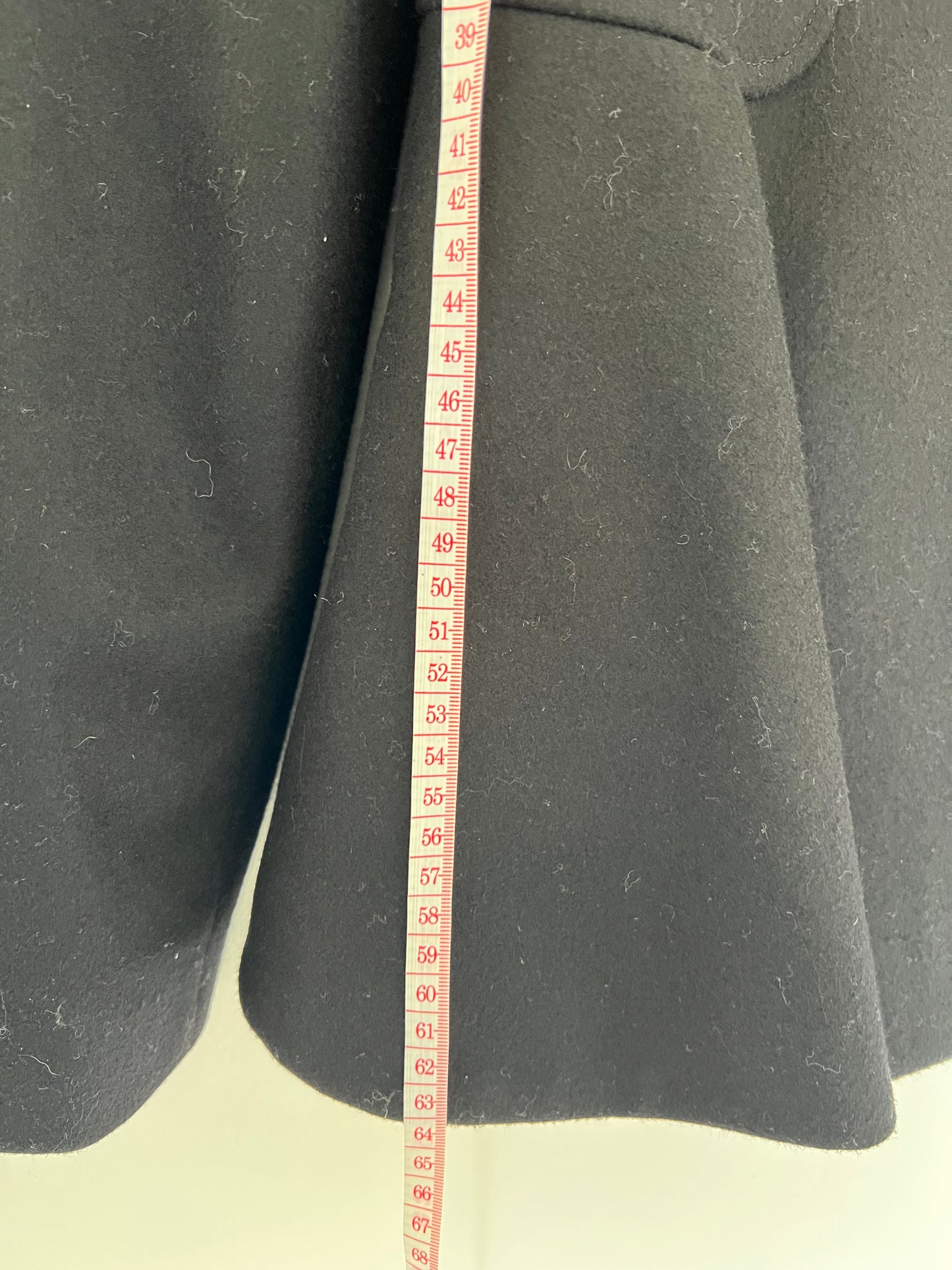 Black Vintage Zara Wool Trench Coat