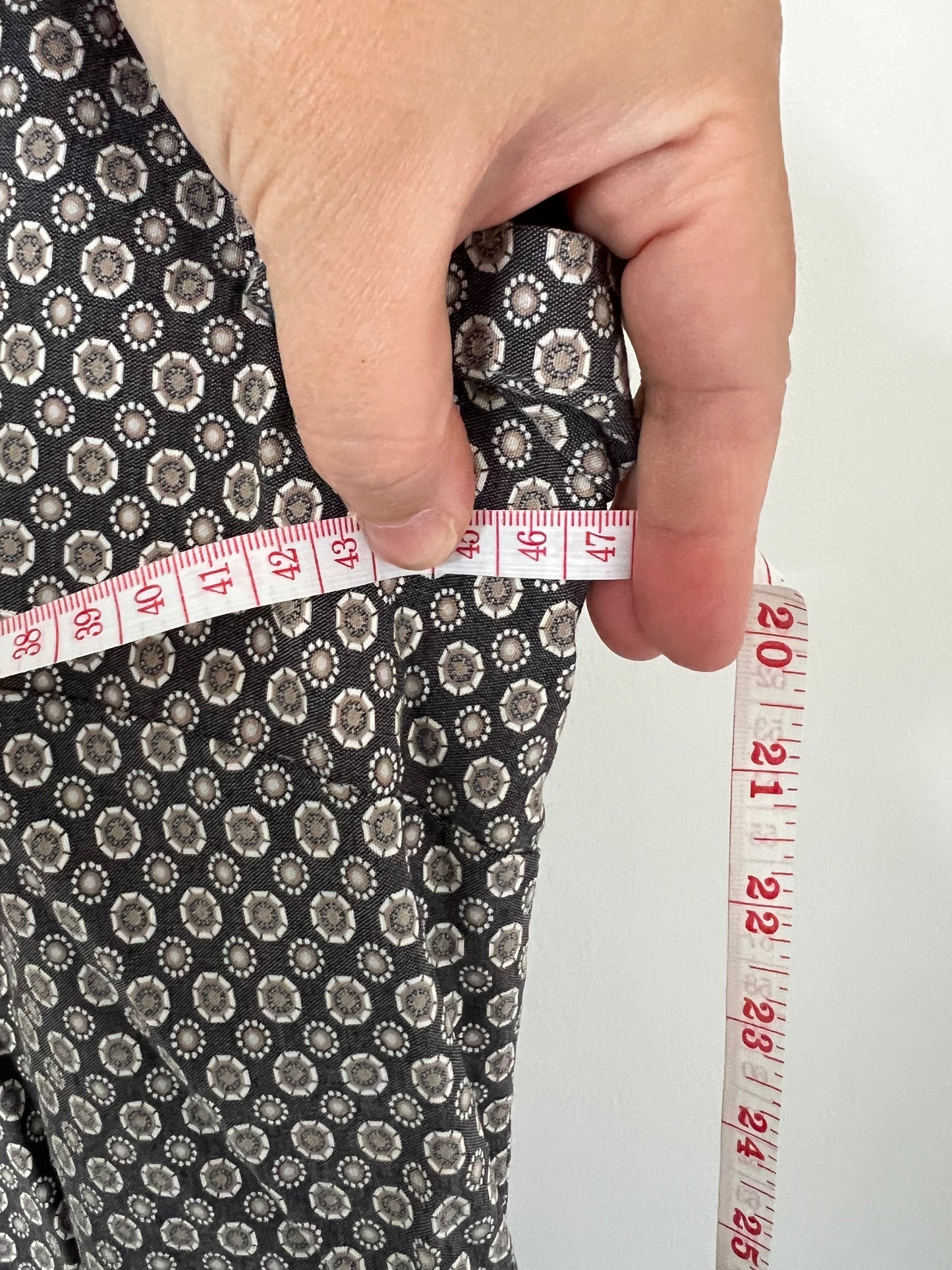 Gray shift dress with peter pan collar