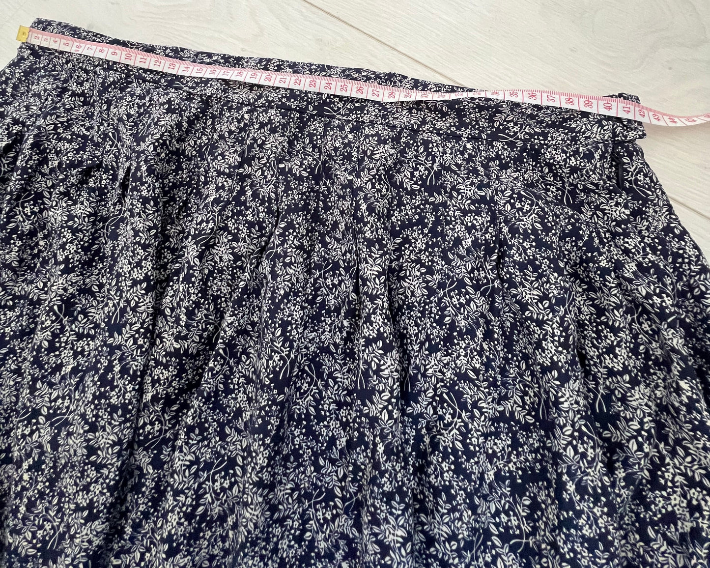 Comptoir Des Cotonniers Blue Silk Skirt