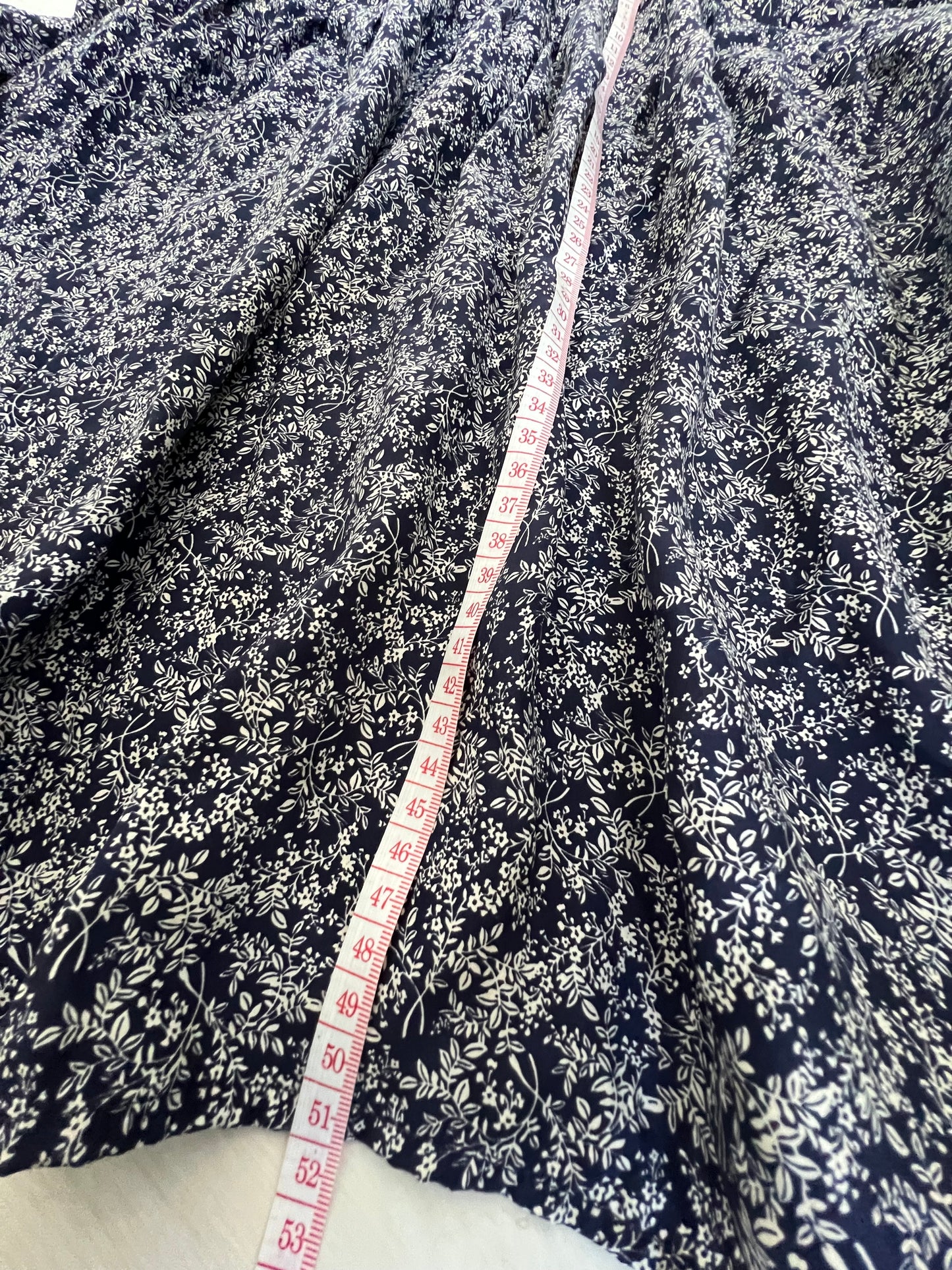 Comptoir Des Cotonniers Blue Silk Skirt