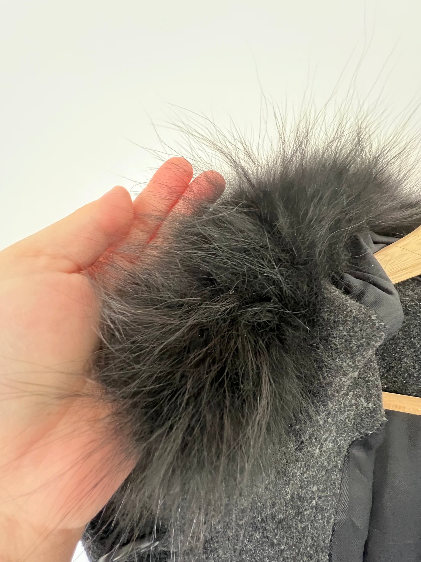 Maje Cashmere Cape Coat With Hood