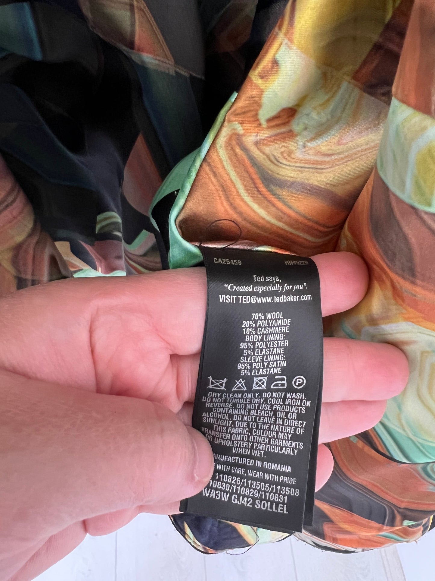 Ted Baker Peplum Coat