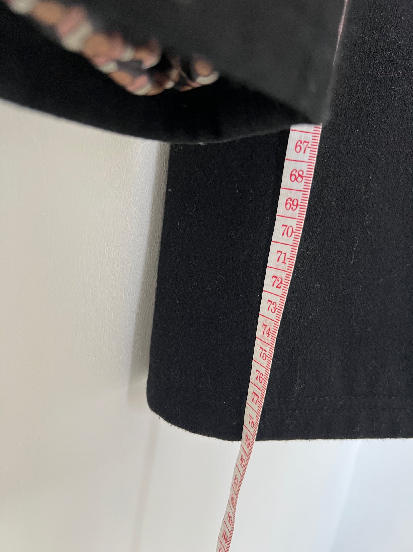 Black Vintage Zara Wool Trench Coat
