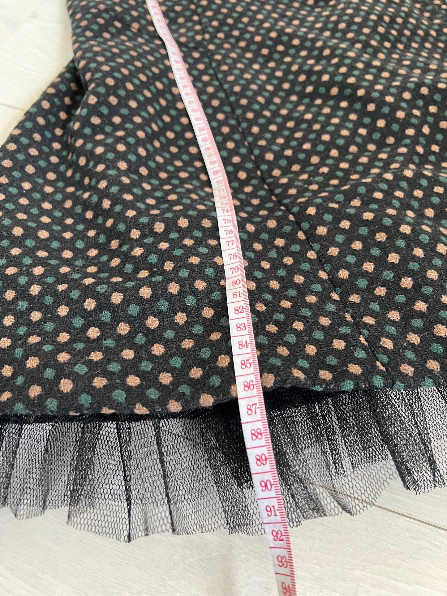 Tweede dress with tulle lining