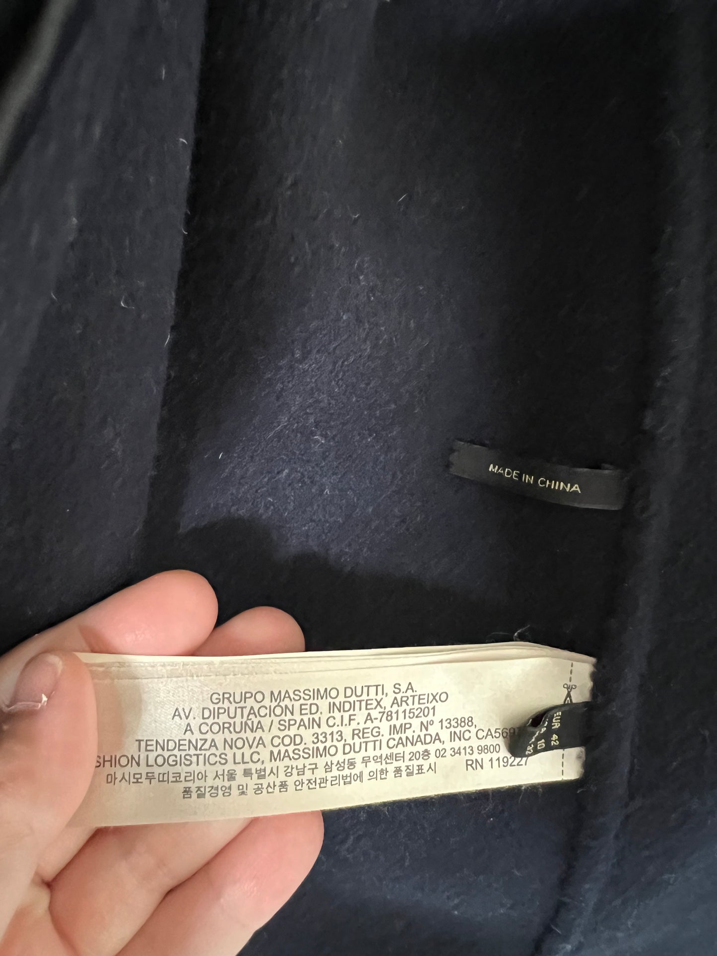 Massimo Dutti Wool Coat