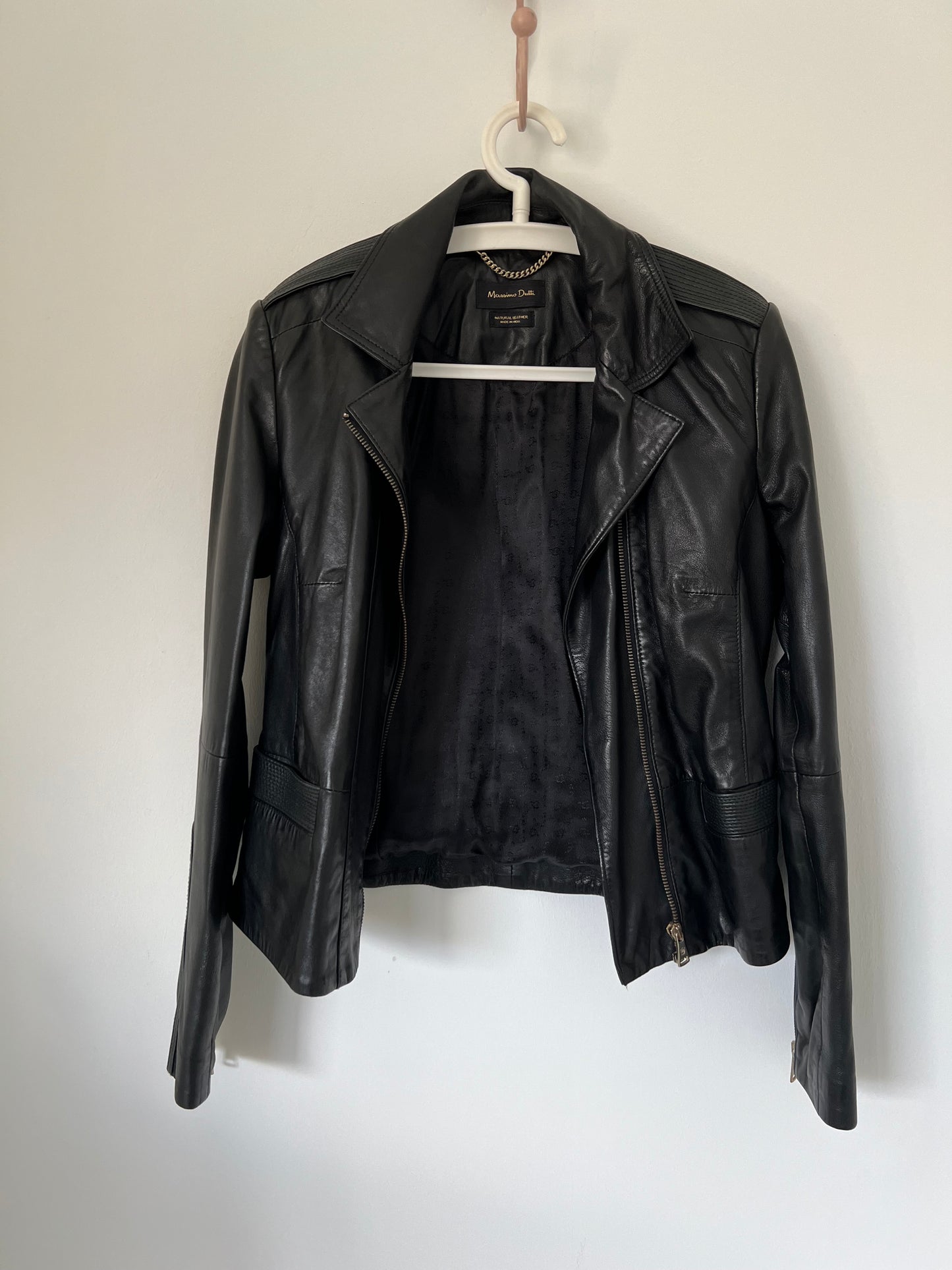Massimo Dutti Leather Jacket