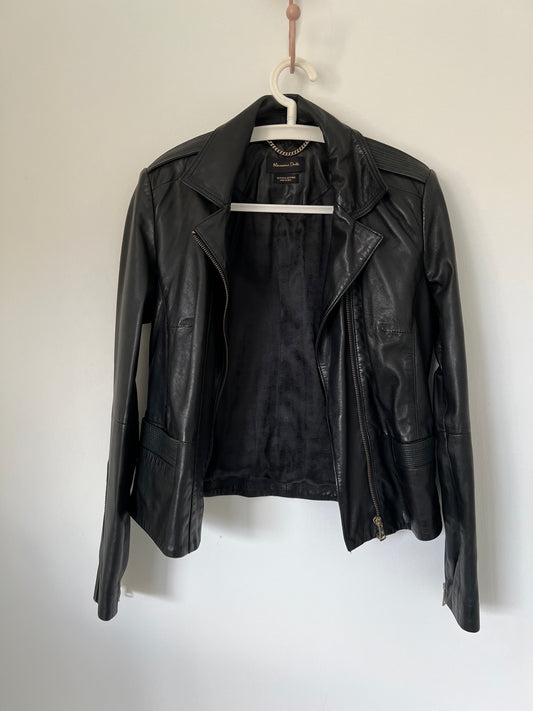 Massimo Dutti Leather Jacket