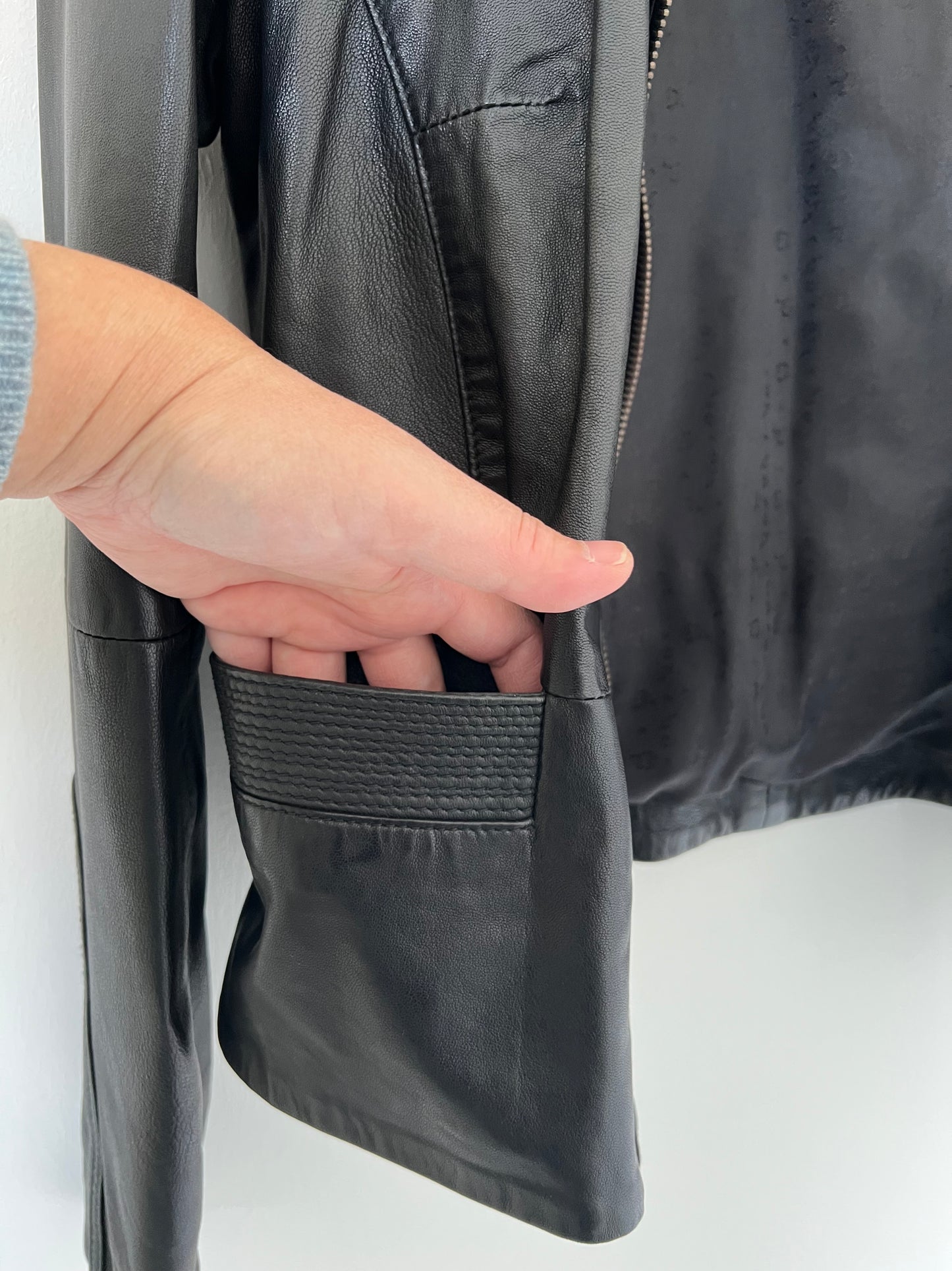 Massimo Dutti Leather Jacket