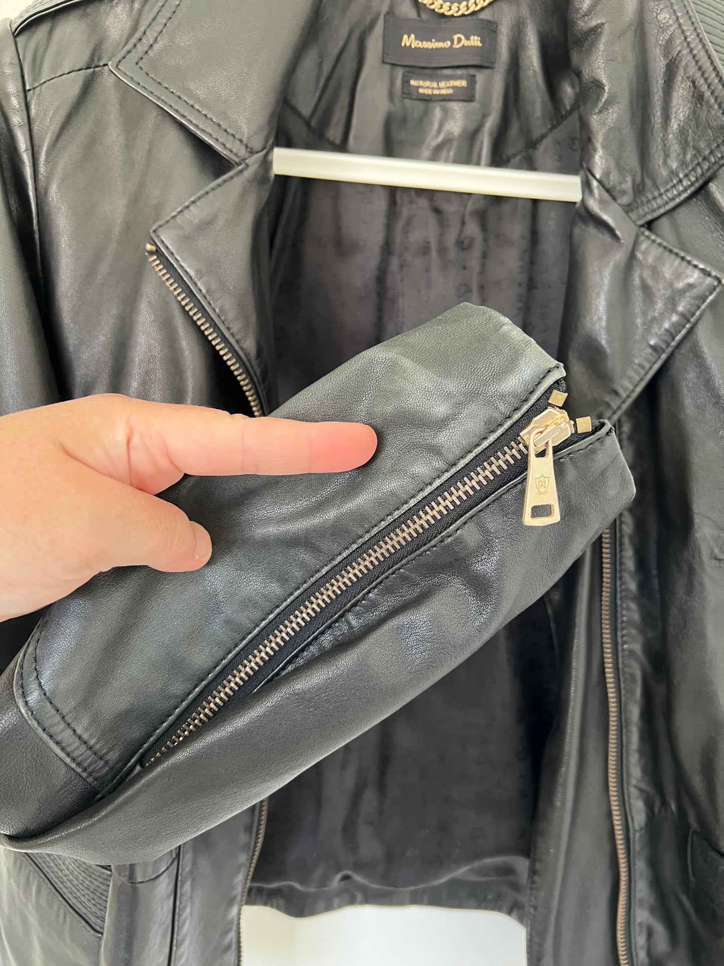 Massimo Dutti Leather Jacket