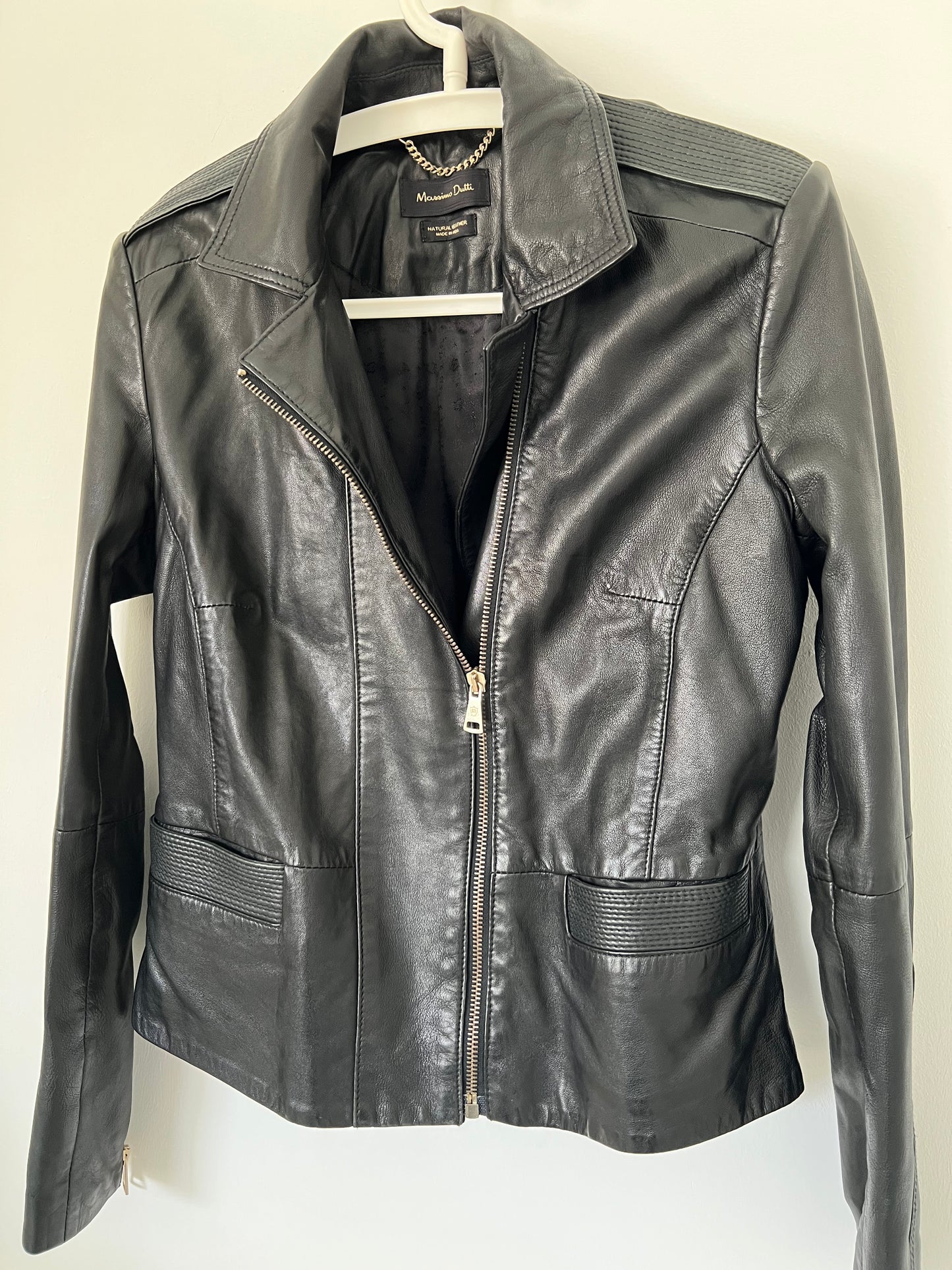 Massimo Dutti Leather Jacket