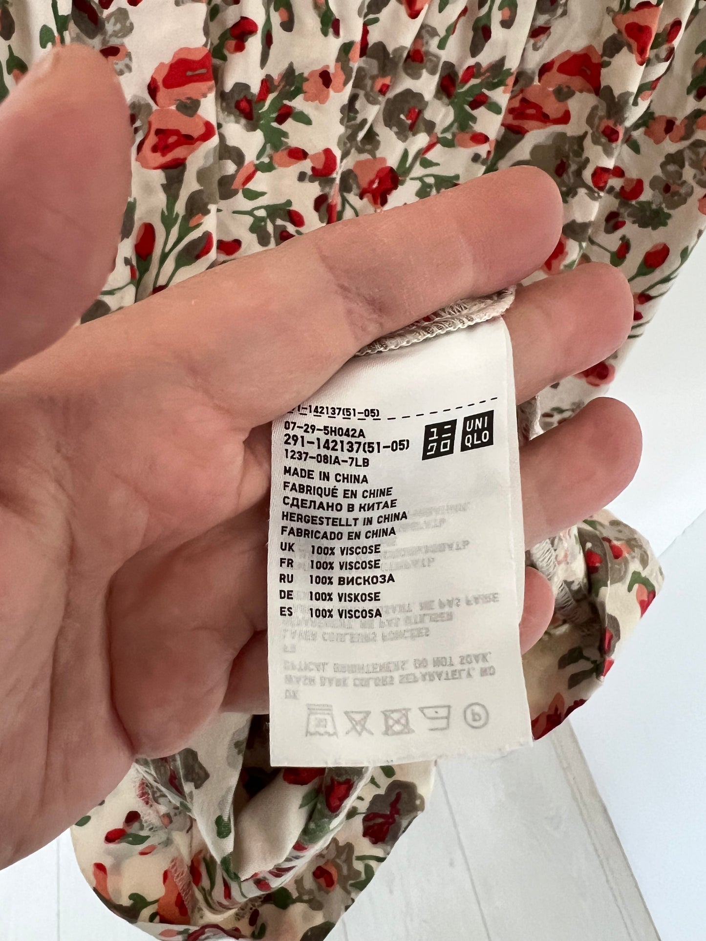 Uniqlo X Ines de la Fressange Floral Dress
