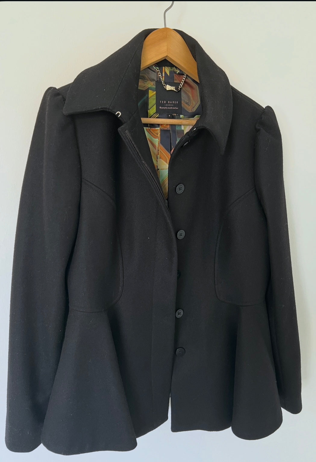 Ted Baker Peplum Coat