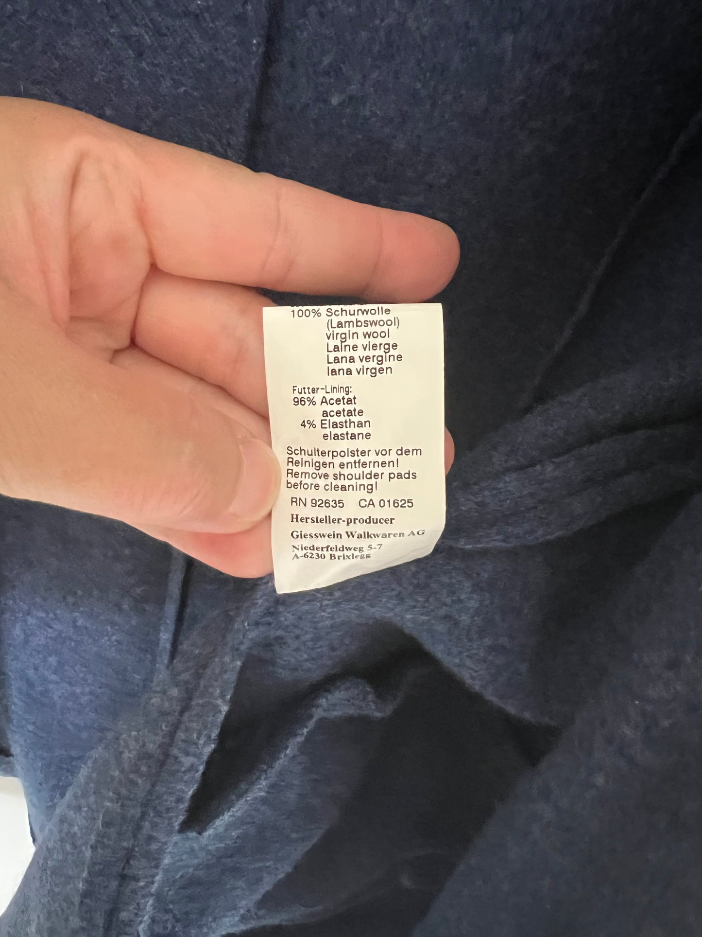 Giesswein second hand wool coat