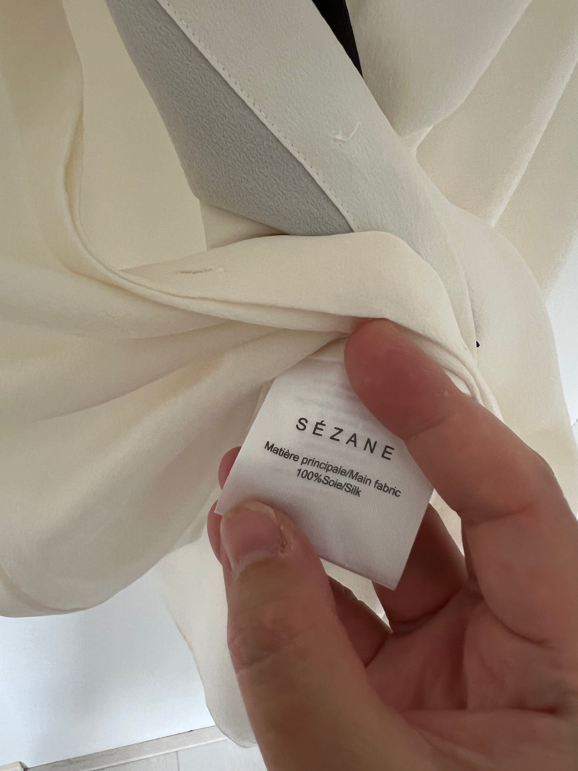 Sezane Seidenbluse secondhand
