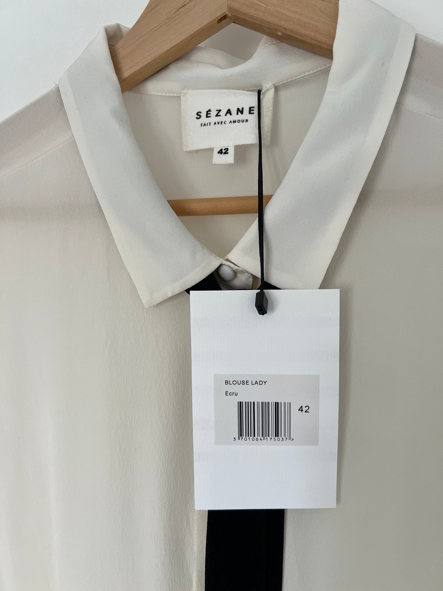 Secondhand 100% Seidenbluse Sezane