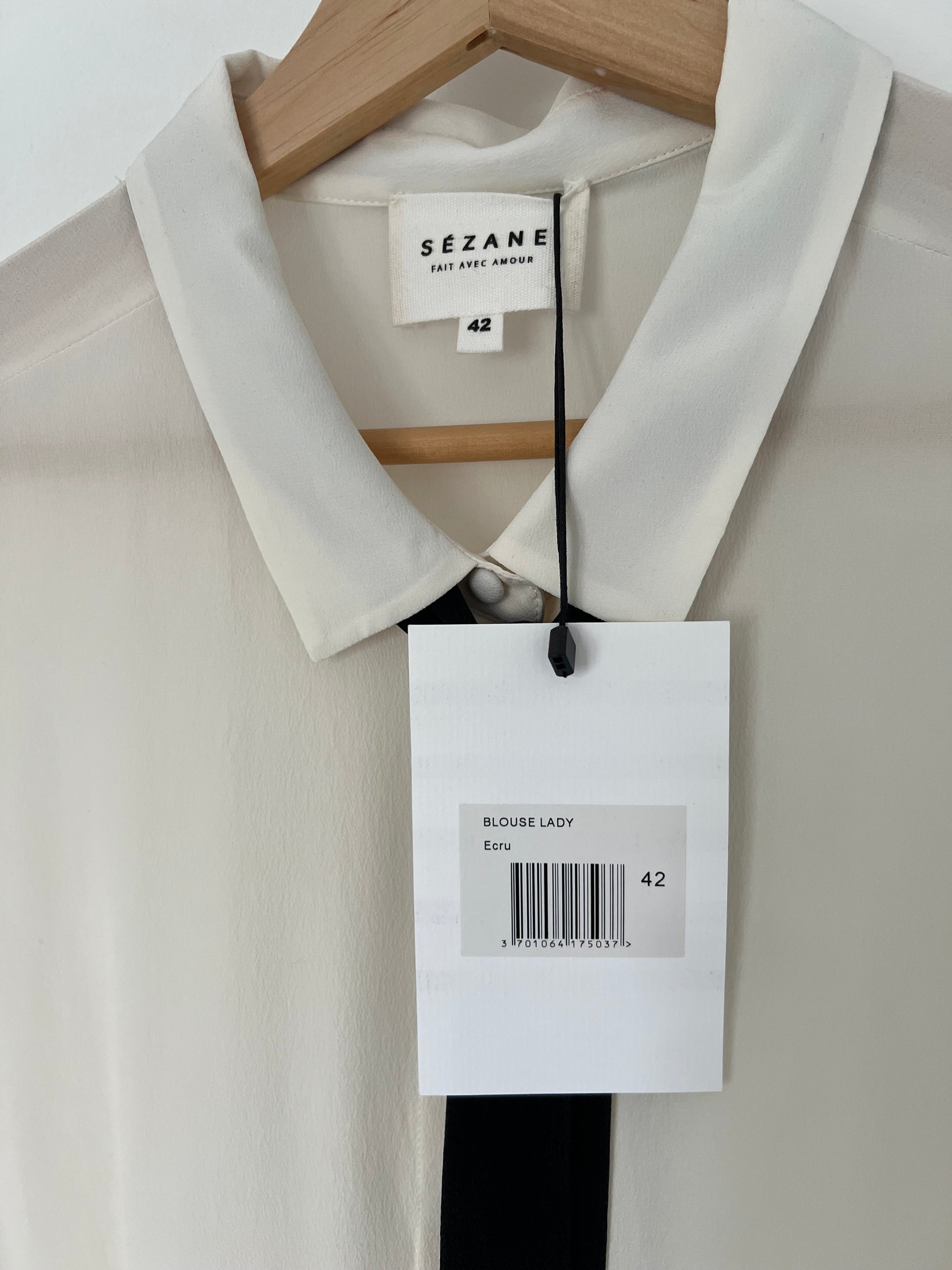 Secondhand 100% Seidenbluse Sezane